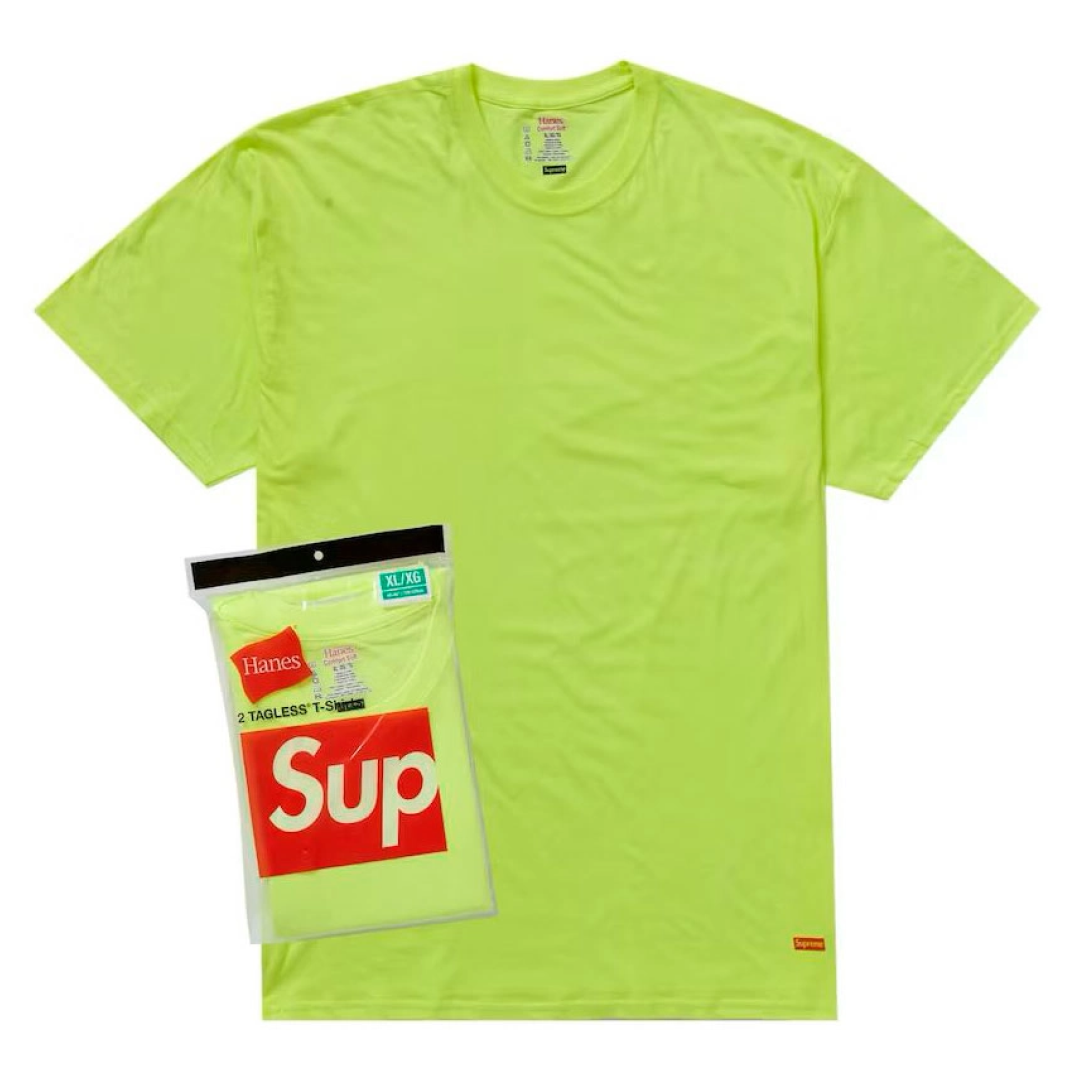 Supreme x Hanes T shirt Pack Fluorescent Mekka.project