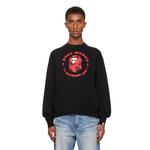 FLORAL SOLID CAMO BUSY WORKS SWEATSHIRT