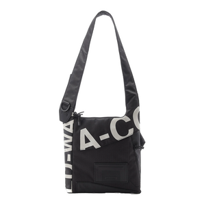 TYPOGRAPHIC LOGO RIPSTOP CROSS BODY BAG