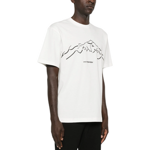 DAIJIRO OHARA MAP KEY PRINT T-SHIRT