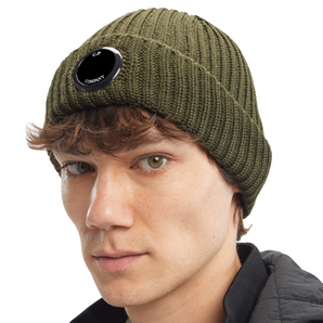 MERINO WOOL LENS BEANIE