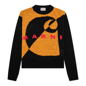 X MARNI INTARSIA ROUNDNECK SWEATER