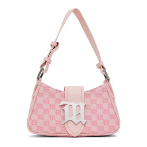 JACQUARD MONOGRAM SHOULDER BAG SMALL